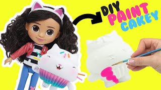 Gabbys Dollhouse DIY Paint Your Own Cakey Figure Crafts for Kids [upl. by Aratehs]