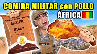 Probando COMIDA MILITAR de CASCOS AZULES de NACIONES UNIDAS 24 Horas [upl. by Ecinert]