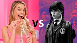 Barbie VS Wednesday Addams  Which Outfit Is Better Barbie Versus Wednesday Style Battle barbie [upl. by Accire]