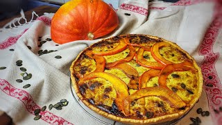 TARTE POTIRON ROQUEFORT ET NOIX Recette spéciale Halloween 🎃 [upl. by Ad]