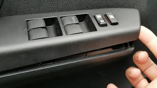 5th gen Rav4 switch panel  lower dash removal tutorial [upl. by Parrott536]