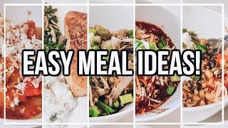 EASY 1 PERSON MEAL IDEAS  Healthy Recipes for 1 Person [upl. by Yllim161]