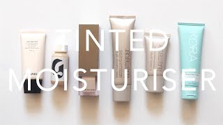 Product Pile Tinted Moisturisers  Chanel Laura Mercier Burberry Glossier [upl. by Neil57]