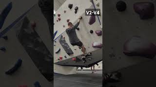 V2V4 I really enjoyed this route An overhang sit start remember to keep my arms straight sendit [upl. by Auvil]