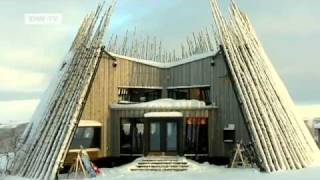 Architecture Tusen Ski Restaurant in Jämtland  euromaxx [upl. by Acinorej]