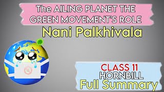 The ailing planet the green movements role class 11 [upl. by Roumell]