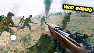 Top 10 Military War Games for Android 2023 HD [upl. by Ahtibbat671]