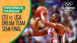 Lithuania vs USAs Dream Team  Full Basketball Replay  Throwback Thursday [upl. by Ibed978]