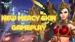 NEW MERCY SKIN  Gameplay ૮ ˶ᵔ ᵕ ᵔ˶ ა [upl. by Boser644]