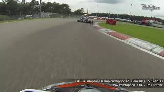 Onboard Max Verstappens fastest karting lap of Genk European Championship 2013 part 2 [upl. by Born]