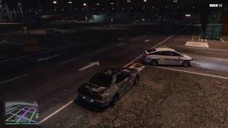 GTA V Online Dilettante Patrol Car Encounter [upl. by Mikal]