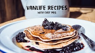 Vanlife Recipe  Wimberry Scotch Pancakes [upl. by Nilyarg]