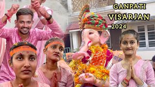 We Danced Very Much On Ganpati Bappa Visarjan 2024  aman dancer real [upl. by Liagibba]