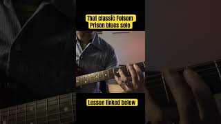 The classic folsomprisonblues guitarsolo guitar guitarlesson telecaster johnnycash rockabilly [upl. by Amadus789]