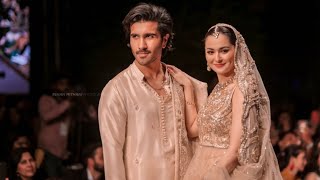 Highlights of Hania Amir and Feroze Khan at Fashion Pakistan Week 2019  FPW 2019  FPWF 2019 [upl. by Cicero]