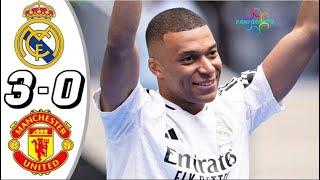 Real Madrid vs Man Utd  30  All Goals amp Highlights  2024 [upl. by Erehc]