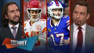 Bills snap Cowboys win streak Chiefs beat Pats amp Wildes excommunicated  NFL  FIRST THINGS FIRST [upl. by Ille]