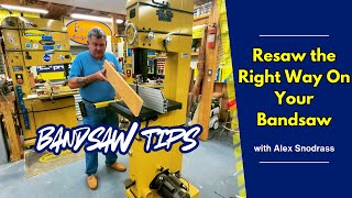 Important Resawing Tip Every Bandsaw User Should Know Before Cutting [upl. by Swan]