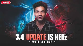 FINALLY 34 UPDATE  BGMI WITH ARTHUR pubgmobile shorts bgmilive trendingshorts [upl. by Ahsertal]