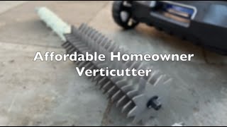 Beat Thatch and Get Denser Healthier Lawn Through Verticutting  Affordable Homeowner Verticutter [upl. by Gwen598]