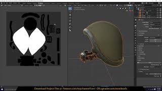 how to bake a metalness map in blender tutorial [upl. by Brenna]