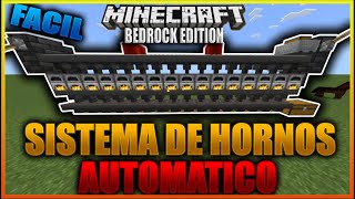 SISTEMA DE HORNOS PARA COCINAR DE FORMA AUTOMATICA Y MASIVAMENTE TODOS LOS ITEMS DE MINECRAFT 118 [upl. by Dagmar110]