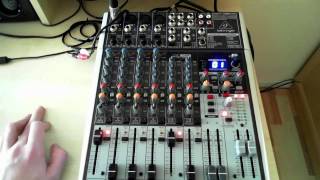 Behringer Xenyx X1204USB Review Teil 1 GermanNight Catcher [upl. by Saraann]