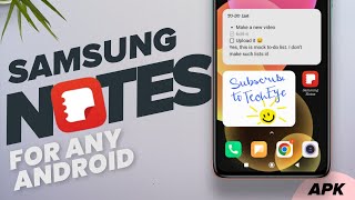 Samsung Notes App For Any Android • New Update From OneUI 51 APK [upl. by Shawnee]