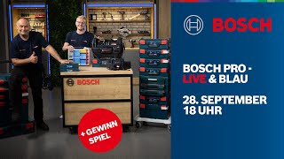 BOSCH PRO  Live amp Blau Das Bosch Mobility System – LBOXX und mehr mit BS Systems [upl. by Nagam]