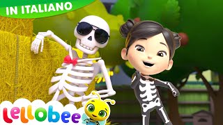 Balla la Danza dello scheletro  Cartoni animati  Canzoni per bambini in Italiano🎵  Lellobee🐝 [upl. by Orlina523]