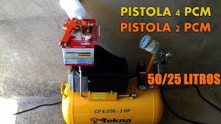 pistola ideal para compressor de 2550 litros4 pcm [upl. by Eical181]