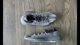 Yeezy 350 V2 COMPACT Slate Onyx  Quick look  On Feet [upl. by Erdne79]