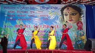 Phagunero Mohonaye 20 Folk Dance  Durga Puja  2024 [upl. by Kistner]