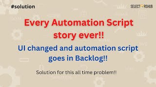 How to maintain automation selenium script if UI get changed  Fix all xpath in one click [upl. by Bond]