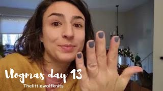 Vlogmas Day 13  the one where Im training but michael is a saint  thelittlewolfknits [upl. by Aciretnahs]