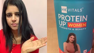 Honest Review of HK Vitals ProteinUp Womenlook younger after using HK Vitals ProteinUp Women [upl. by Akkahs]