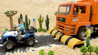 Police Car Team Rescue Construction Vehicles Collection Videos Funny Stories  BIBO TOYS [upl. by Auburta]