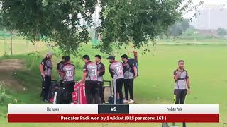 Live Cricket Match  Blue Tuskers vs Predator Pack  18Sep24 0626 AM 20 overs  Noida Cricket Clu [upl. by Komarek]