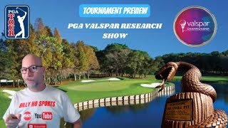 2024 PGA Valspar  Course Preview  Research amp Picks [upl. by Airyk910]