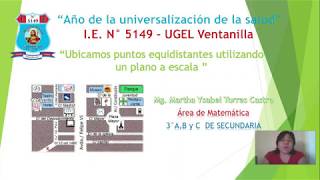 Ubicamos puntos equidistantes utilizando un plano a escala S7 [upl. by Ennahgem816]