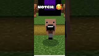 Notch cute dance Notch minecraft YT shorts shorts video [upl. by Blaise937]