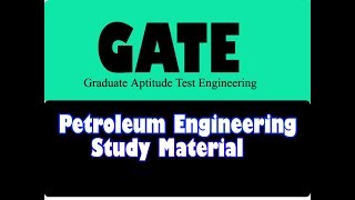 Petroleum Engineering GATE Study Material Notes Download [upl. by Ardnuhsor349]