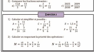 Devoir à domicile 1ère année collège 1AC 2024 Exercice 3 تصحيح الفرض الأول الدورة الأولى أولى إعدادي [upl. by Dobson]