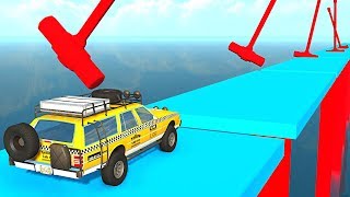 BeamNGdrive  Car Wipeout Challenge [upl. by Boothe]