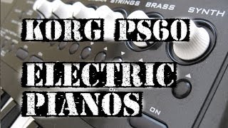 Korg PS60 Demo  Electric Pianos amp Clavinets HD Stereo [upl. by Eglantine]