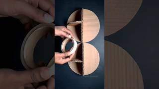 DIY Cardboard Wall Shelves  Wall Decoration Ideas  Home Decor shorts diy [upl. by Okramed429]