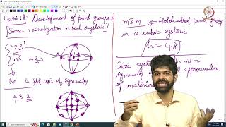 Lec 18 Development of point group Part 3 Some visualization in real crystals [upl. by Aisad89]