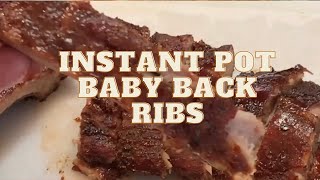 INSTANT POT BABY BACK RIBS [upl. by Borreri]