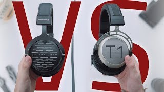 Beyerdynamic DT1990 v T1  Headphone Comparison [upl. by Ennaer707]