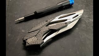 How to disassemble and maintain the WE Knives Eschaton [upl. by Layman]